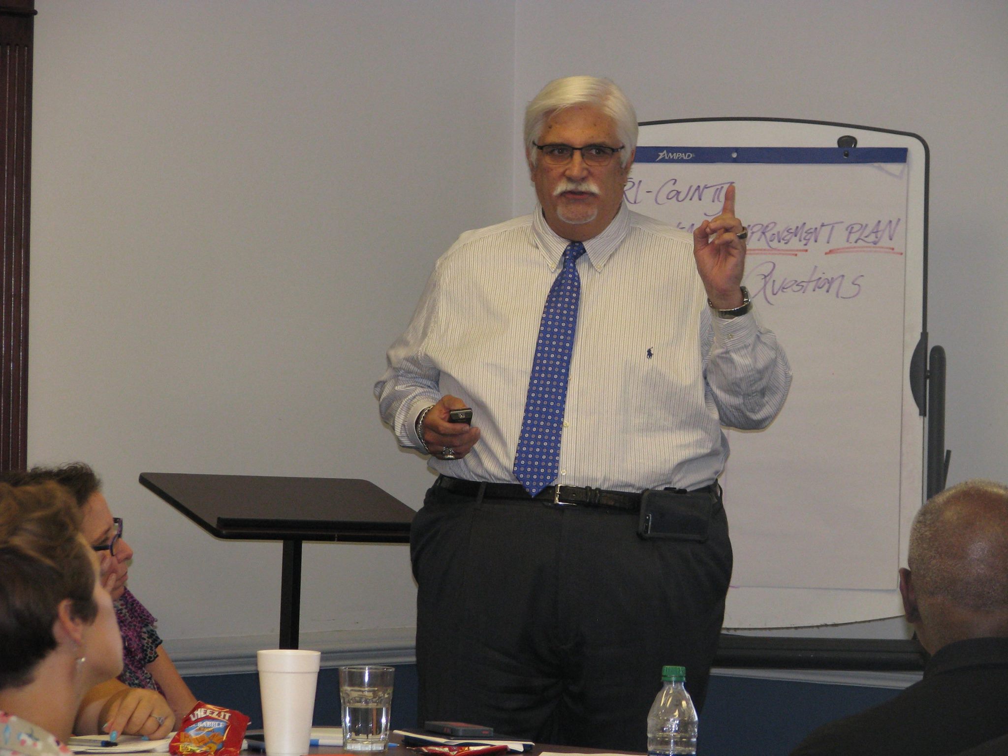 Dr. Rick Foster of Alliance for a Healthier South Carolina spoke about how health equity is more than just healthcare and gave us some sobering statistics about how race can determine health in South Carolina.