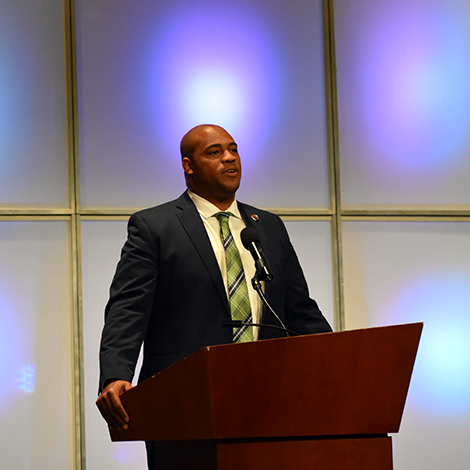 MUSC's Anton Gunn introduces Bethany Johnson-Javois from St. Louis Integrated Health Network