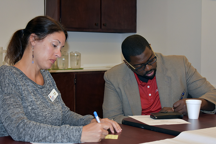 Participants in the Conversation for Race and Health Equity began the session by answering the question "Why am I here today?"